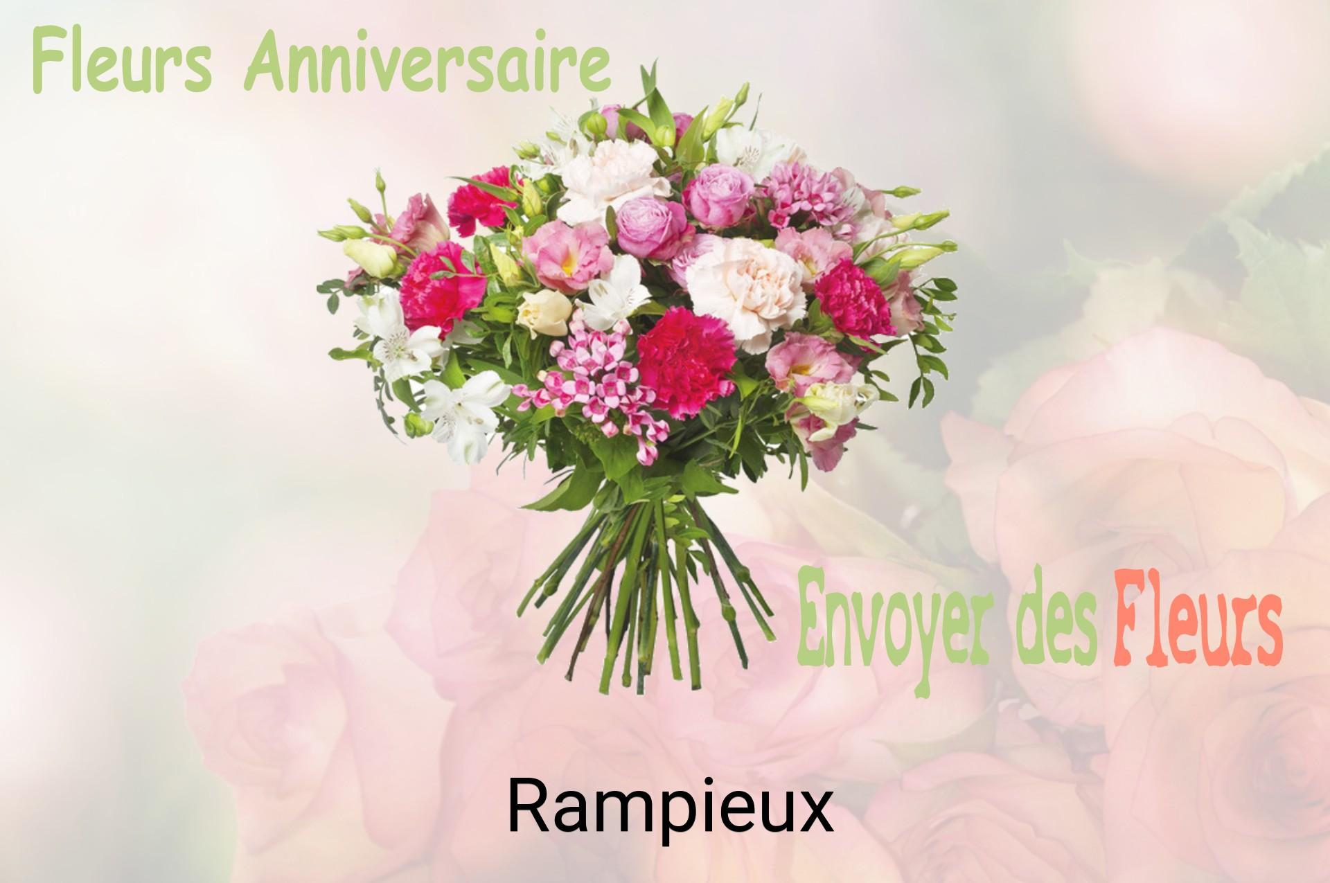 Bouquet de fleurs d’anniversaire livré à Rampieux